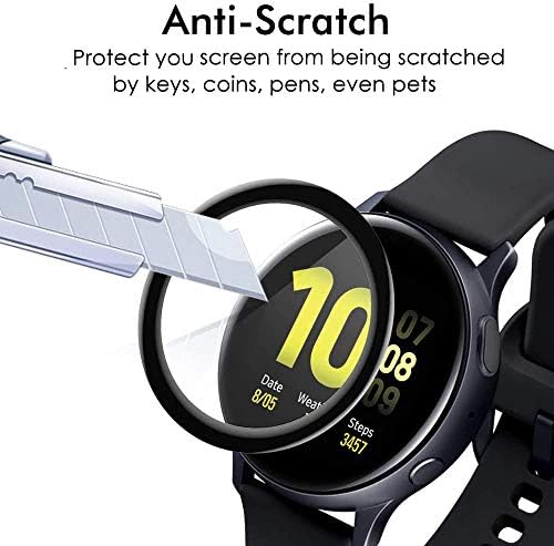 LAMSHAW תואם ל- AMAZFIT GTR MINI SMART WATCH מגן מסך, [3 חבילות] 3D כיסוי מלא כיסוי PET מגן מסך רך תואם לסרט Amazfit GTR Mini Smart Watch